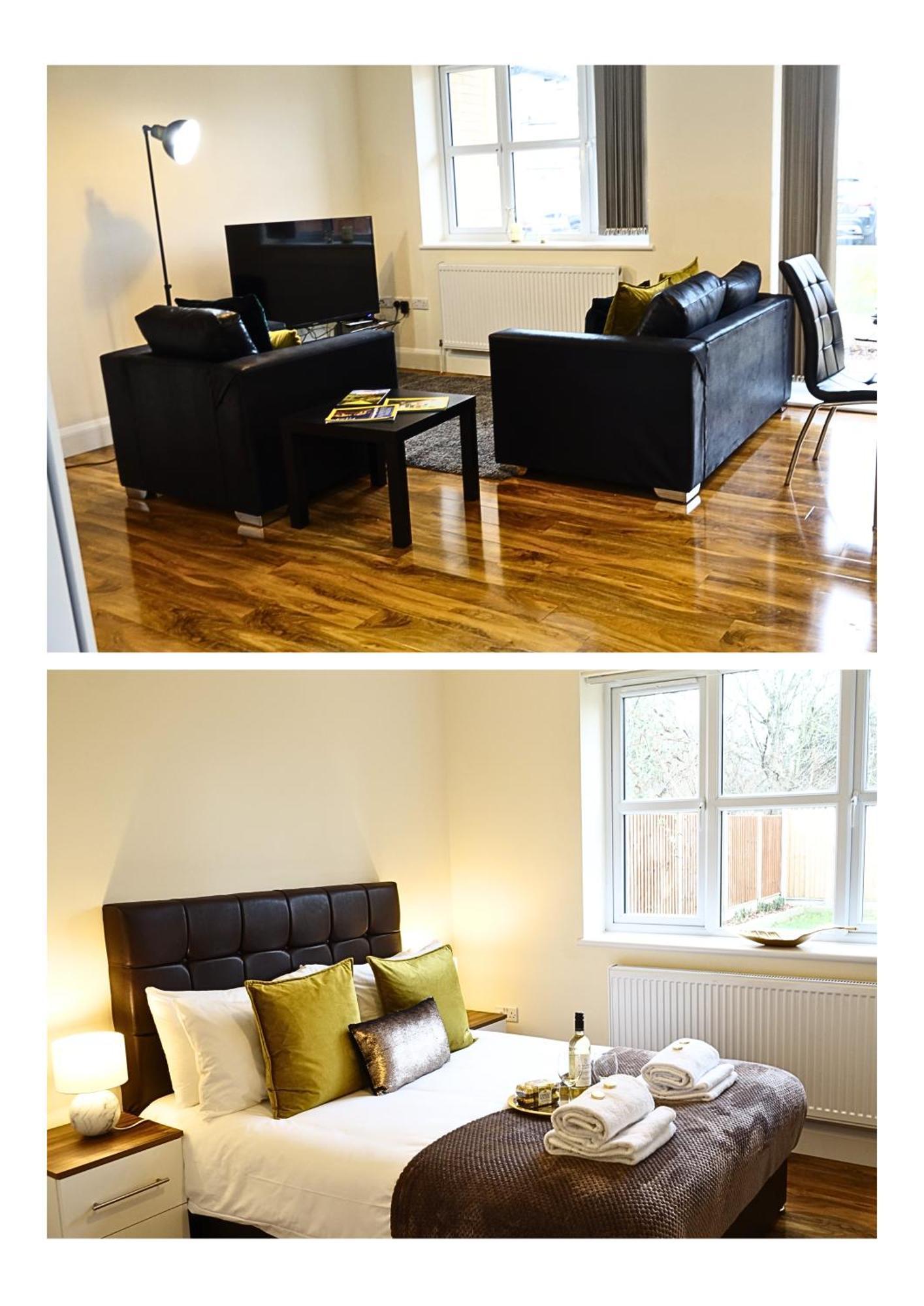 Luxury 2 Bed 2 Bath - Free Parking - 5Min To Airport - Sleeps 6 Apartamento Ashford  Exterior foto